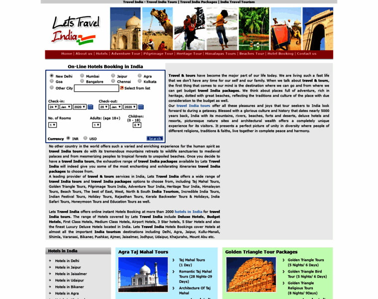 Letstravelindia.com thumbnail