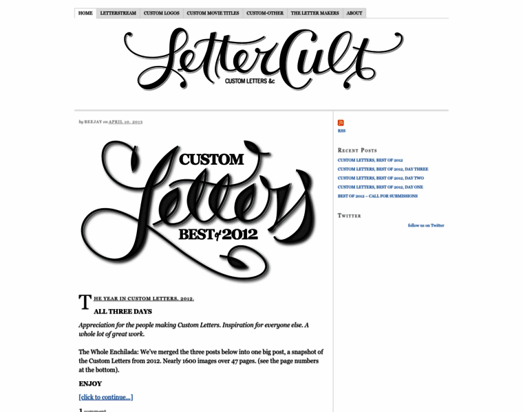 Lettercult.com thumbnail