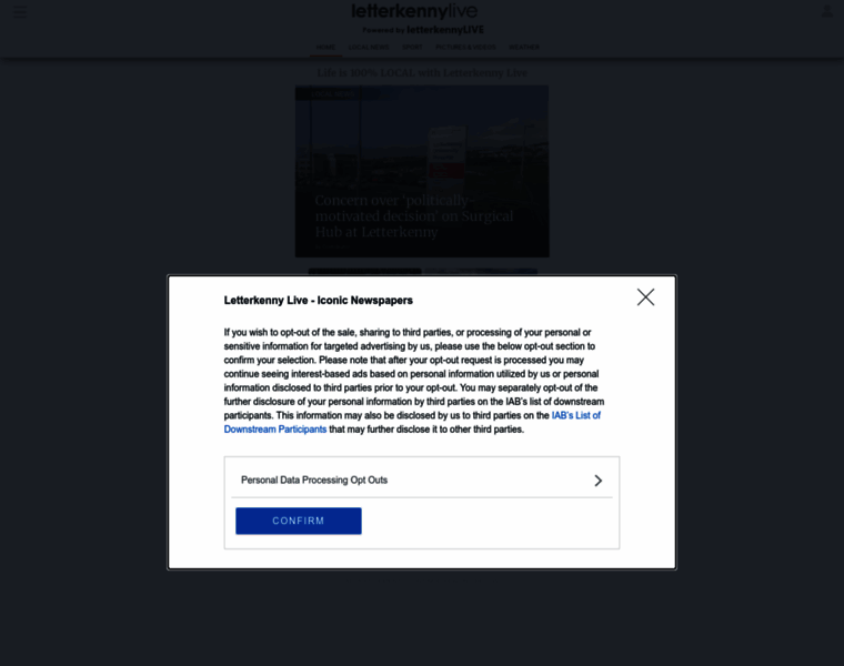 Letterkennylive.ie thumbnail