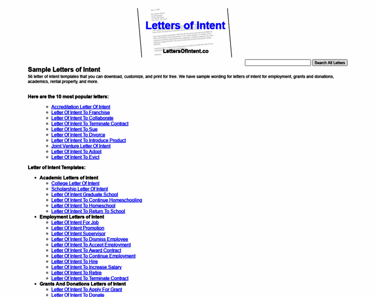 Lettersofintent.co thumbnail Lettersofintent.co thumbnail