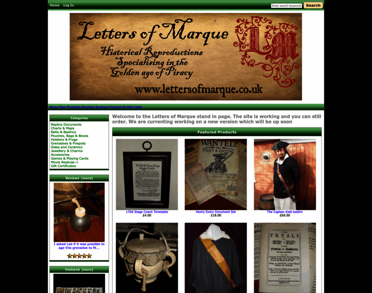 Lettersofmarque.co.uk thumbnail