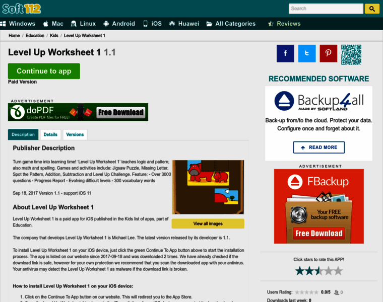 Level-up-worksheet-1-ios.soft112.com thumbnail