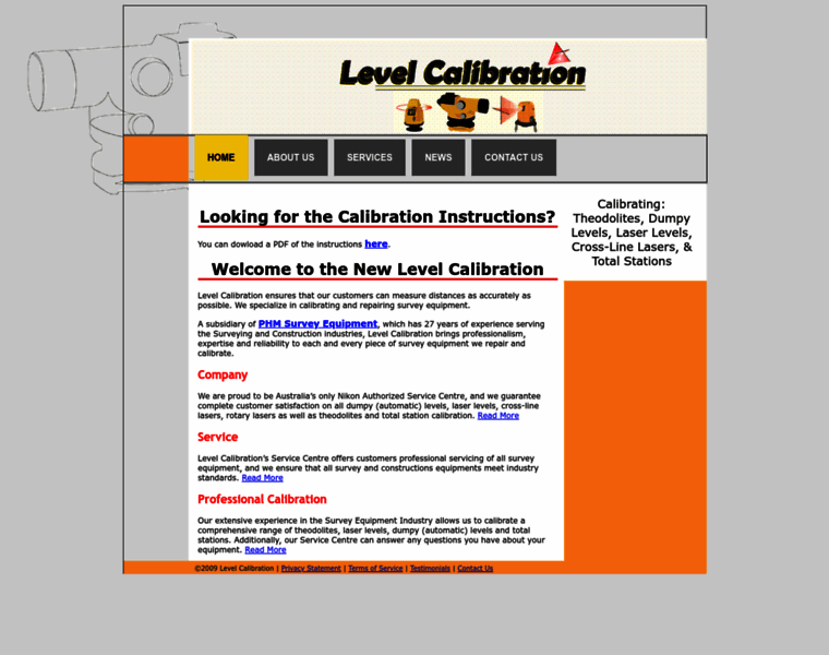 Levelcalibration.com.au thumbnail