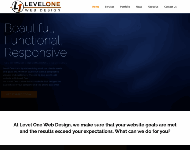 Levelonewebdesign.com thumbnail