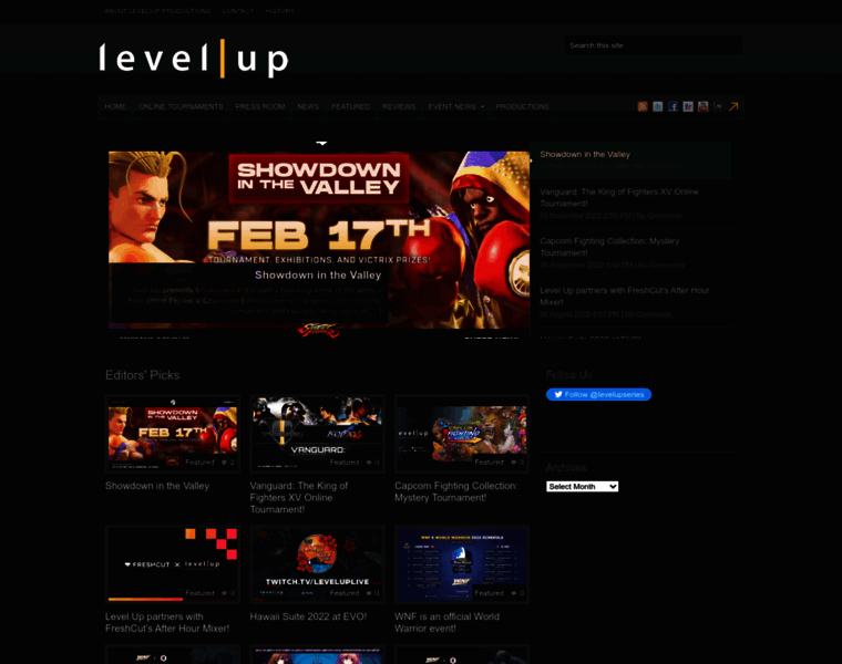 Levelup-series.com thumbnail