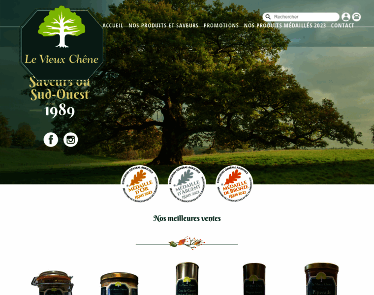Levieuxchene-foiegras.fr thumbnail