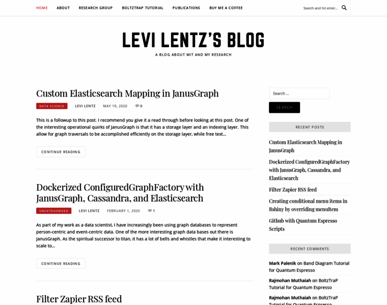 Levilentz.com thumbnail