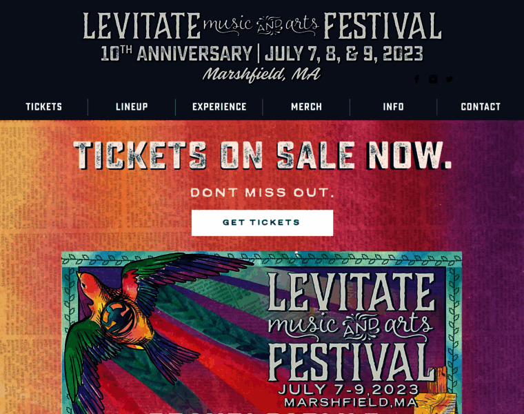 Levitatemusicfestival.com thumbnail