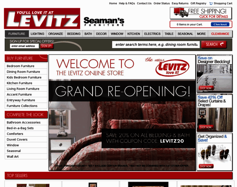 Levitz.com thumbnail