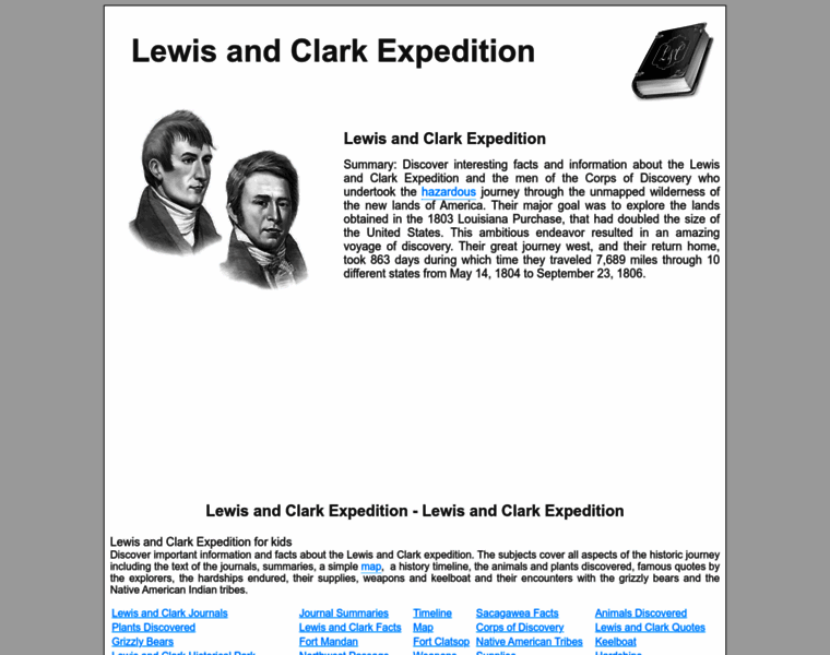 Lewis-and-clark-expedition.org thumbnail