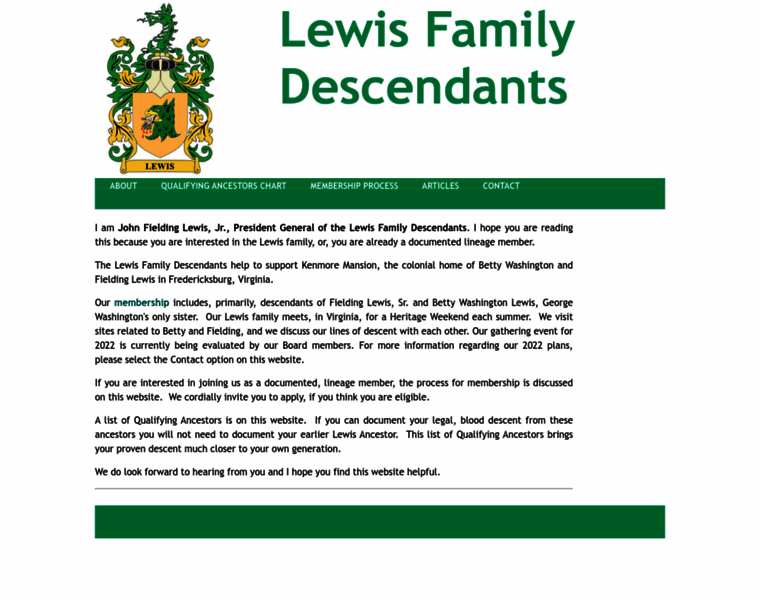 Lewis-family-descendants.com thumbnail