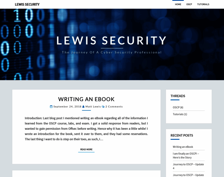 Lewisecurity.com thumbnail