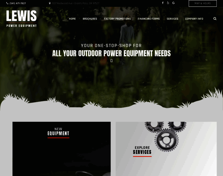 Lewispowerequip.com thumbnail