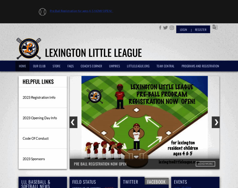 Lexingtonlittleleague.com thumbnail