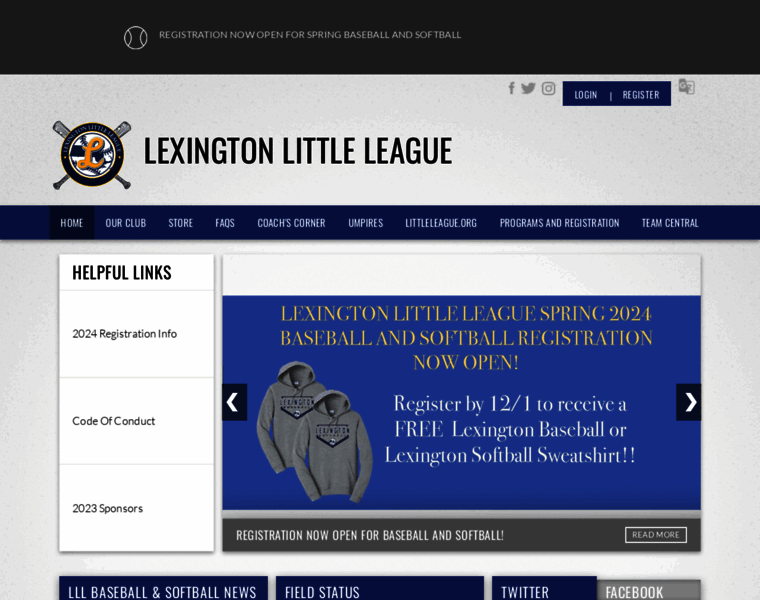 Lexingtonlittleleague.org thumbnail