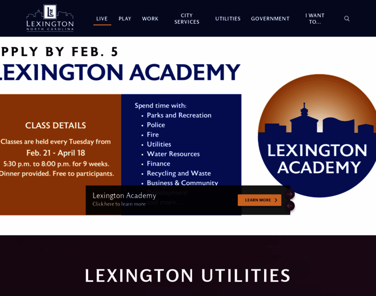 Lexingtonnc.net thumbnail