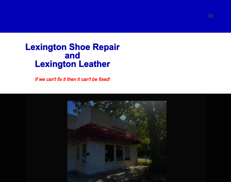 Lexingtonshoerepair.com thumbnail