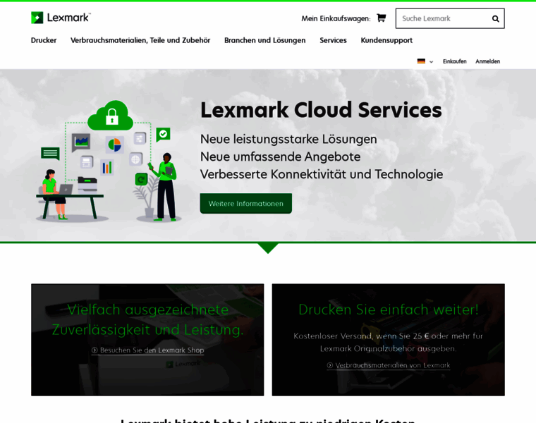 Lexmark.de thumbnail