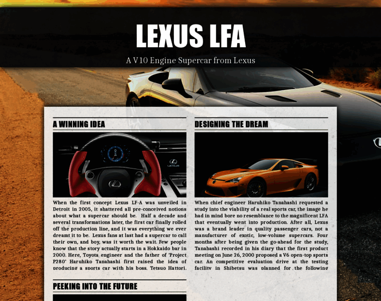 Lexus-lfa.com thumbnail