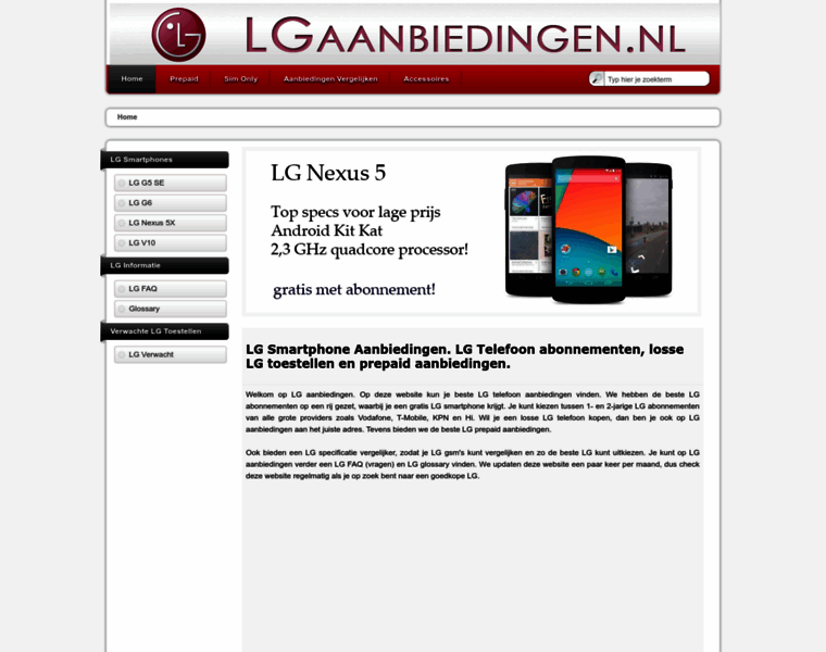 Lgaanbiedingen.nl thumbnail