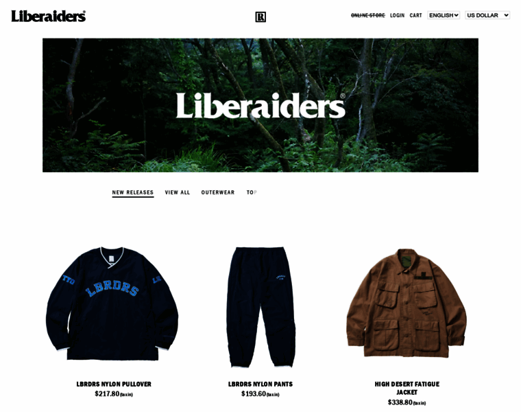 Liberaiders-store.jp thumbnail
