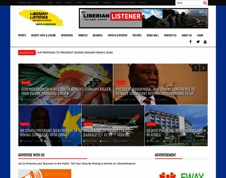 Liberianlistener.com thumbnail