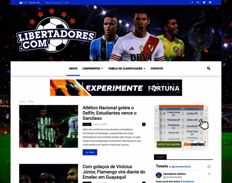 Libertadores.com thumbnail