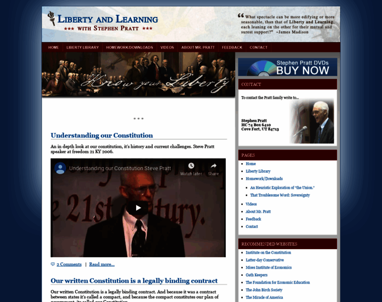 Libertyandlearning.com thumbnail