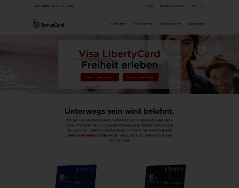 Libertycard.ch thumbnail