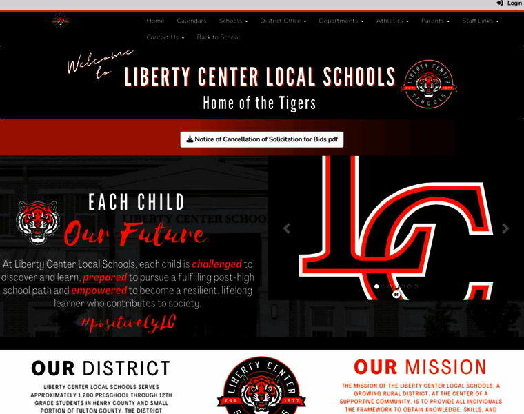 Libertycenterschools.org thumbnail