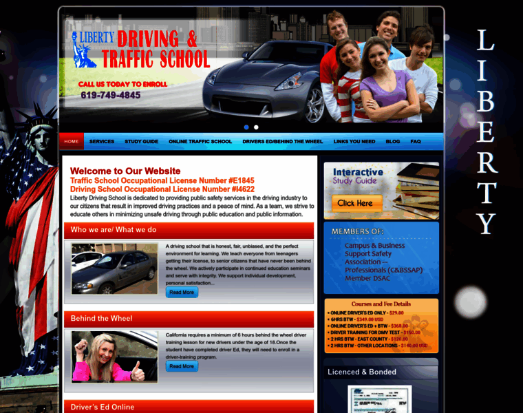Libertydrivingschool.net thumbnail
