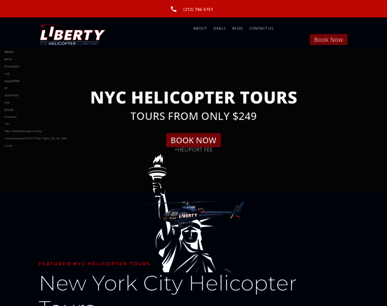 Libertyhelicopter.com thumbnail