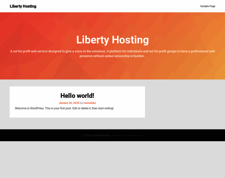 Libertyhosting.org thumbnail