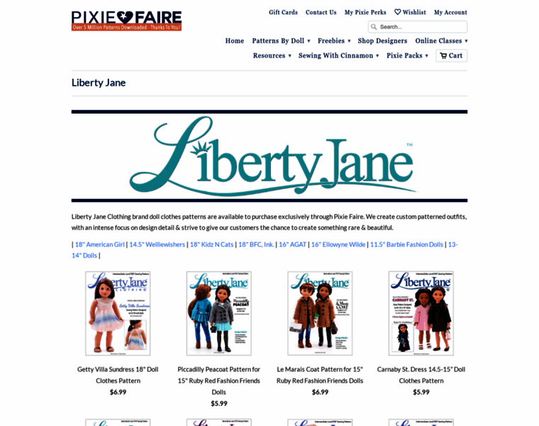 Libertyjanepatterns.com thumbnail