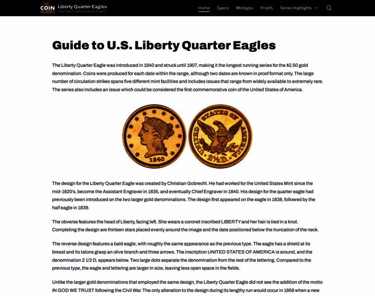 Libertyquartereagle.com thumbnail
