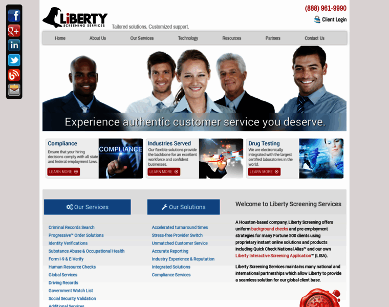 Libertyscreening.com thumbnail