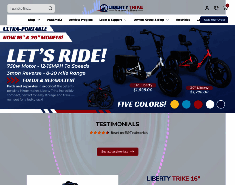 Libertytrike.com thumbnail