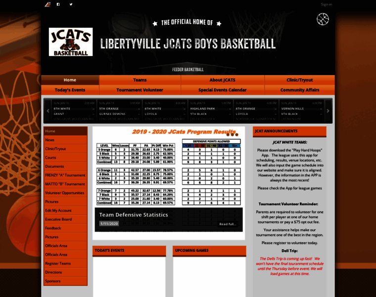 Libertyvillejcatsbasketball.org thumbnail