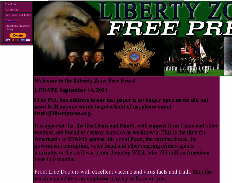 Libertyzonefreepress.com thumbnail