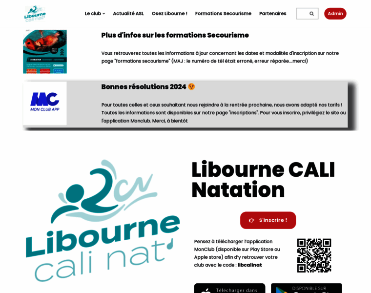 Libourne-natation.com thumbnail