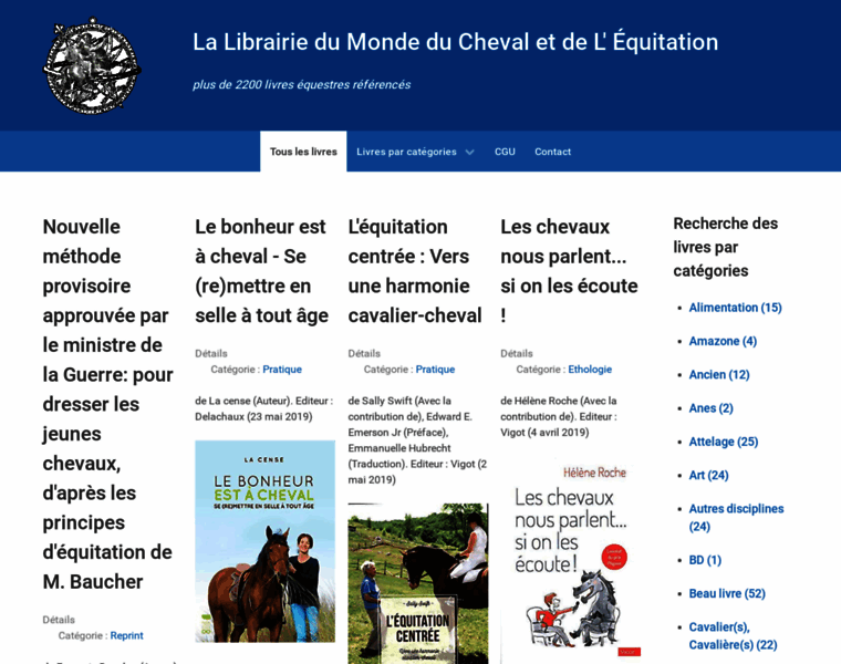 Librairie-equestre.com thumbnail
