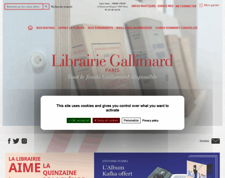 Librairie-gallimard.com thumbnail