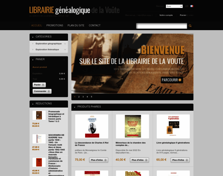 Librairie-genealogie.com thumbnail