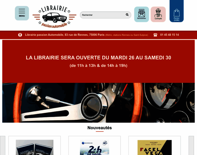 Librairie-passionautomobile.com thumbnail