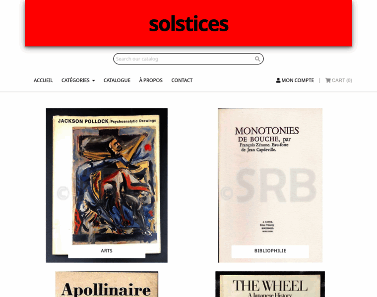 Librairie-solstices.com thumbnail
