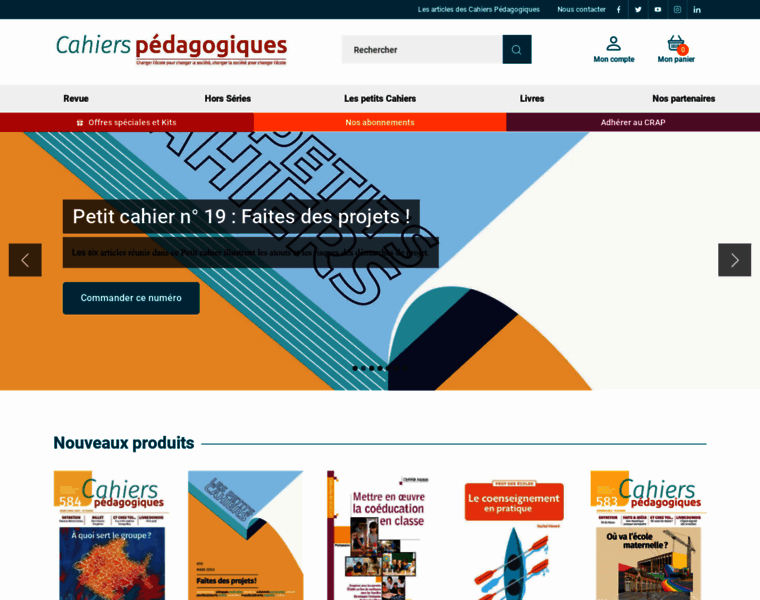 Librairie.cahiers-pedagogiques.com thumbnail