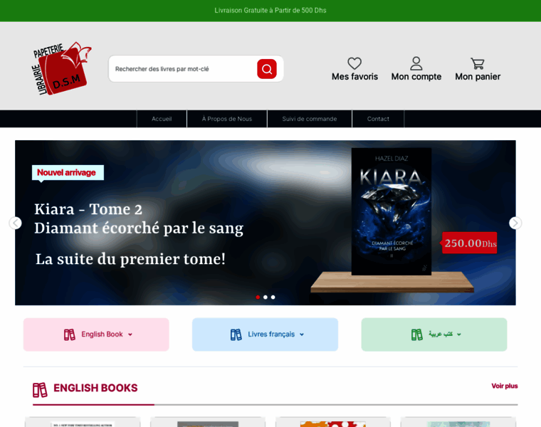 Librairiedsm.ma thumbnail