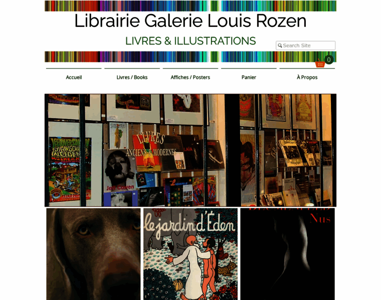 Librairiegalerielouisrozen.com thumbnail