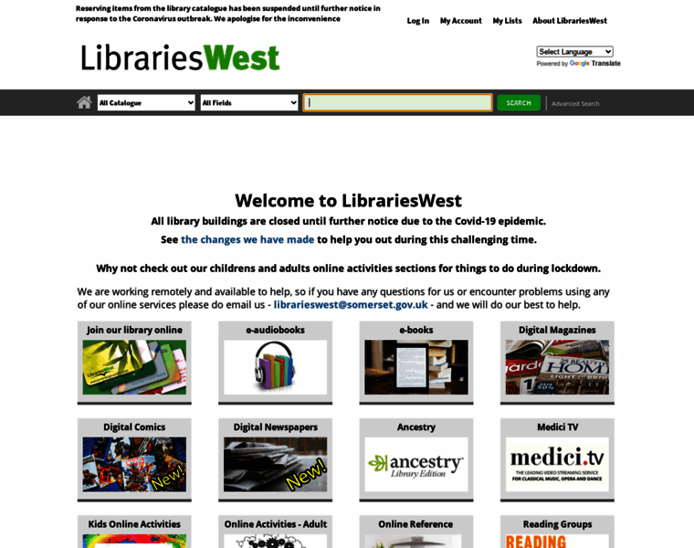 Librarieswest.org.uk thumbnail