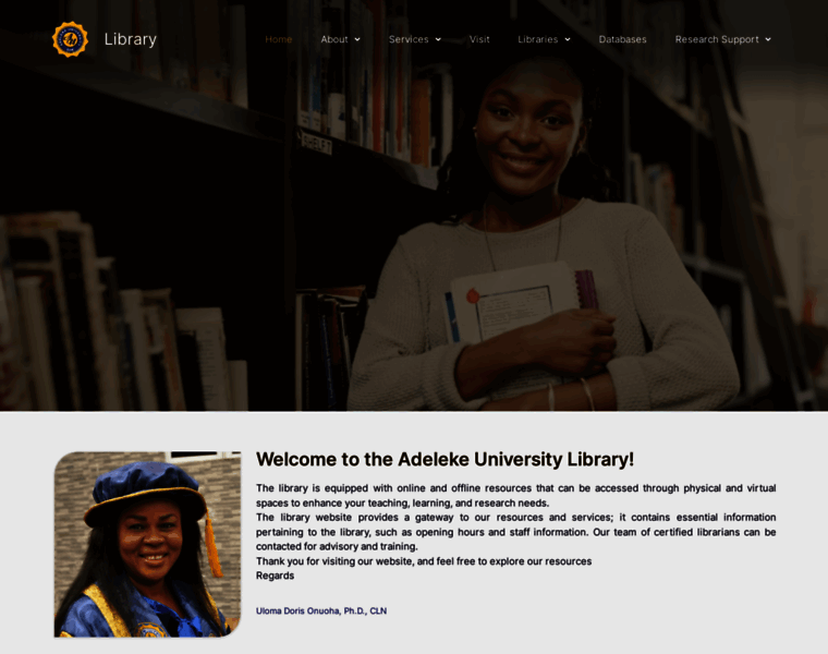 Library.adelekeuniversity.edu.ng thumbnail